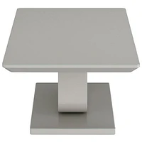 Table basse rectangulaire contemporaine Corvus - Gris chaud