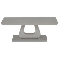 Table basse rectangulaire contemporaine Corvus - Gris chaud