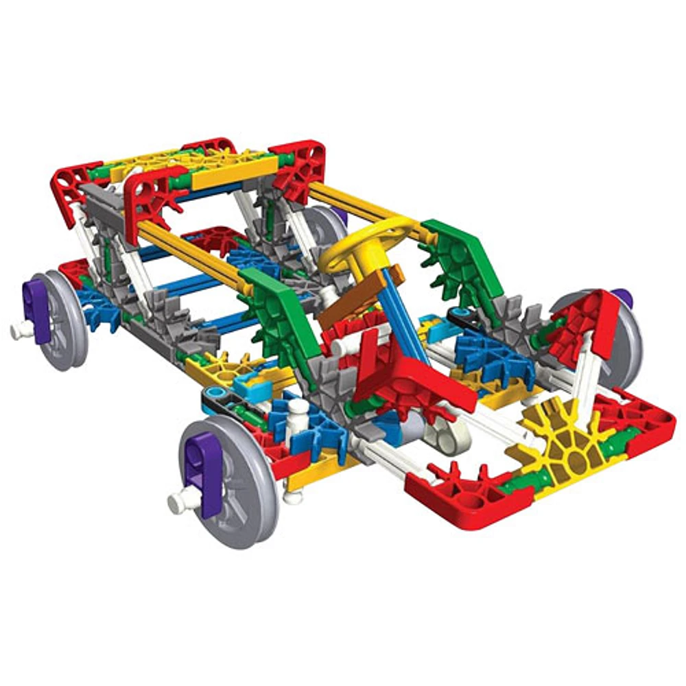 Jeu de construction avec roues, essieux et plans inclinés Intro to Simple Machines de K'NEX Education - 221 pièces (78620)