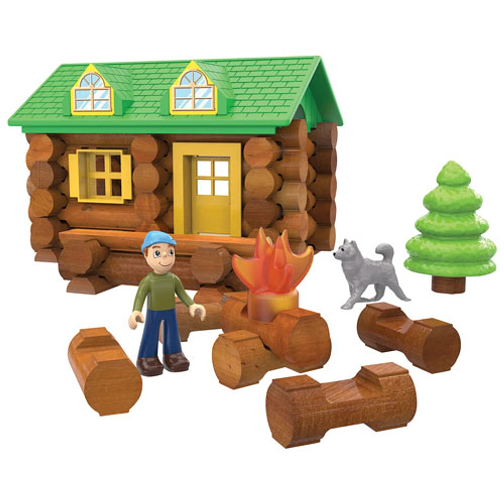 Lincoln Logs On The Trail - 59 Pieces (00821)