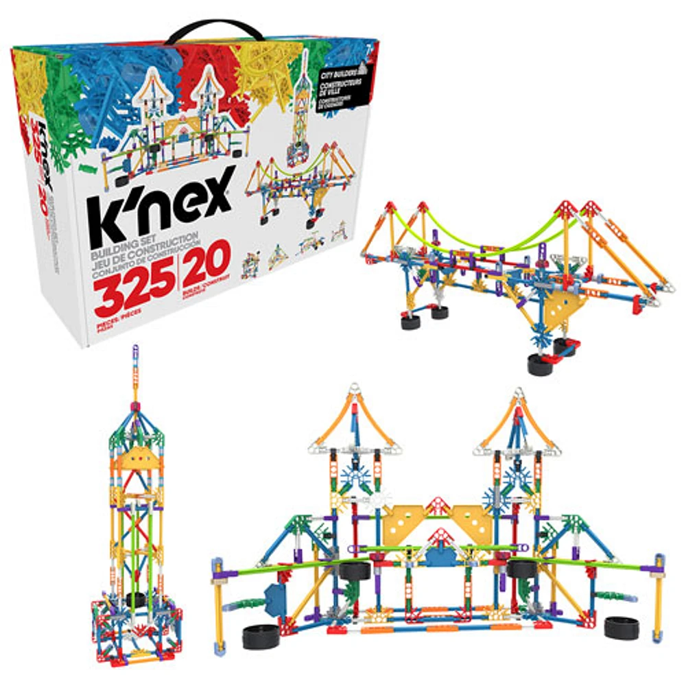 K'NEX Classic City Builders Mega Models Building Set - 325 Pieces (80207)