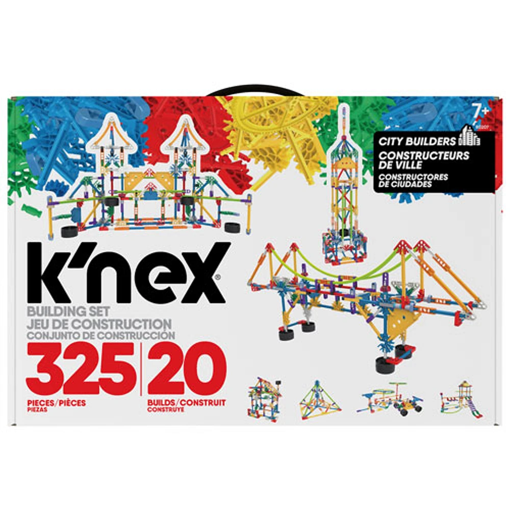 K'NEX Classic City Builders Mega Models Building Set - 325 Pieces (80207)