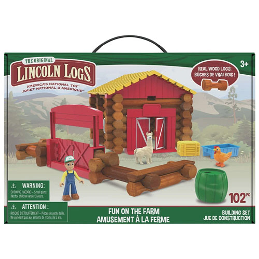 Lincoln Logs Fun on the Farm - 102 Pieces (00858)