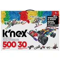 K'NEX Classic Wings & Wheels Model Building Set - 500 Pieces (80208)