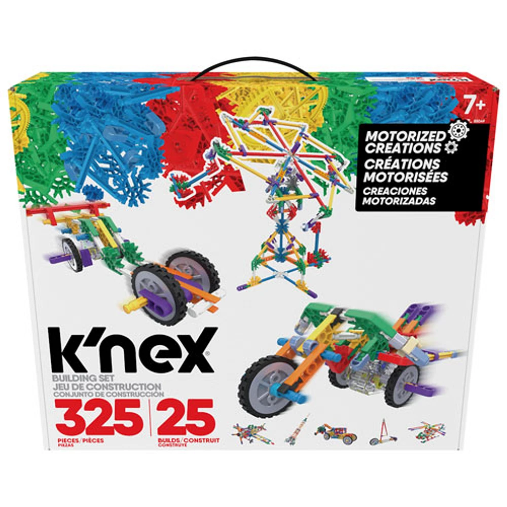 K'NEX Classic Motorized Creations Building Set - 325 Pieces (85049)