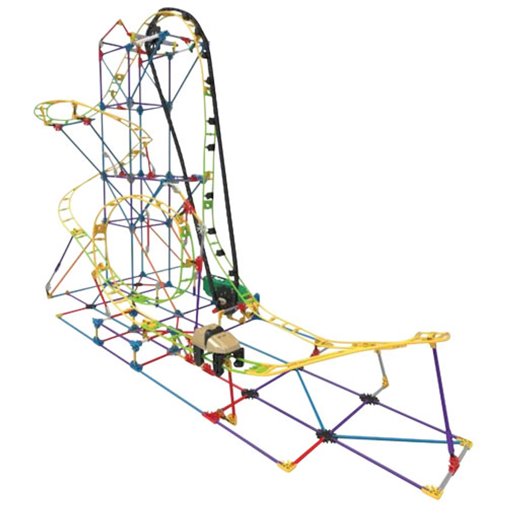 K’NEX Education STEM Explorations Roller Coaster Building Set - 546 Pieces (77078)