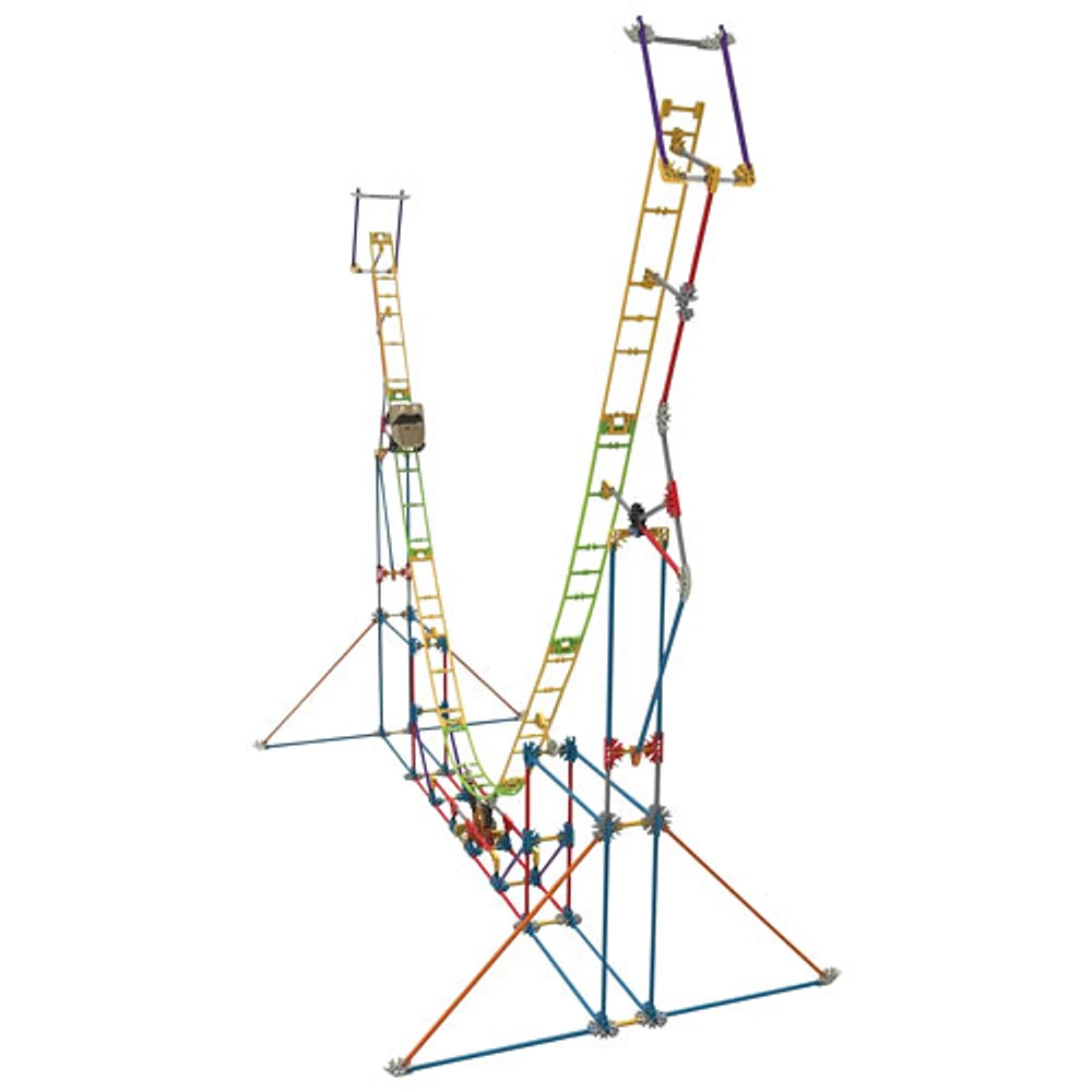 K’NEX Education STEM Explorations Roller Coaster Building Set - 546 Pieces (77078)