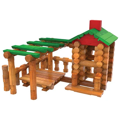 Jeu de construction de maison classique Lincoln Logs - 117 pièces (00842)