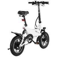 GoPowerBike GoSpyder Foldable Electric City Bike (350W Motor /40km Range /24km/h Top Speed) - Black