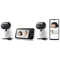 Motorola 5" Wi-Fi HD Motorized Video Baby Monitor (PIP1610CS-2) - 2 Pack