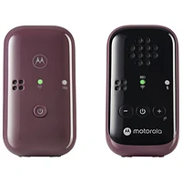 Motorola Portable Audio Travel Baby Monitor (PIP12) - 2 Pack - Purple/Black