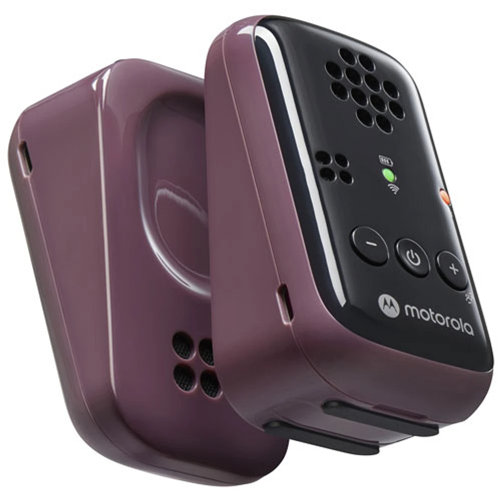 Interphone de surveillance audio portatif de Motorola (PIP12) - Ensemble de 2 - Violet/Noir