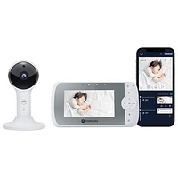 Motorola 4.3" Wi-Fi Full HD Video Smart Baby Monitor (VM64) - White