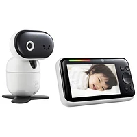 Motorola 5" HD Video Motorized Baby Monitor with LED Sound Level Indicator (PIP1610) - White