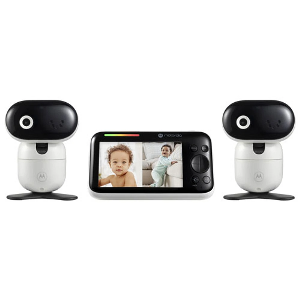 Motorola 5" Wi-Fi Motorized Smart Monitor (PIP1510-2) - Double Camera - White