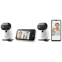 Motorola 5" Wi-Fi Motorized Smart Monitor (PIP1510-2) - Double Camera - White