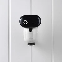 Interphone de surveillance intelligent motorisé Wi-Fi 5 po de Motorola (PIP1510-2) - Deux caméras - Blanc