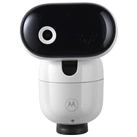 Interphone de surveillance intelligent motorisé Wi-Fi HD 5 po de Motorola (PIP1610CS) - Blanc