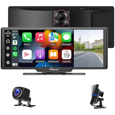 Ottocast 10" Wireless CarPlay & Android Auto Car Display Screen