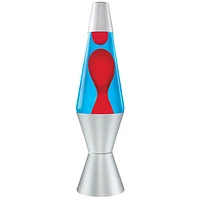 Lava Lite 14.5" Lava Lamp - Red/Blue/Silver