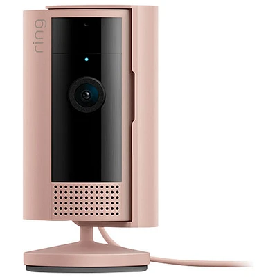 Caméra IP d'intérieur Wi-Fi HD 1080p de Ring (2e génération) avec couvercle de confidentialité - Rose