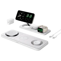 Anker MagGo Qi2 3-in-1 Pad 15W Wireless Charging Station for iPhone/AirPods/Watch - White