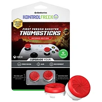 KontrolFreek Performance Thumbsticks Inferno Edition for PS5 - Red/White