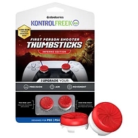 KontrolFreek Performance Thumbsticks Inferno Edition for Xbox Series X - Red/White