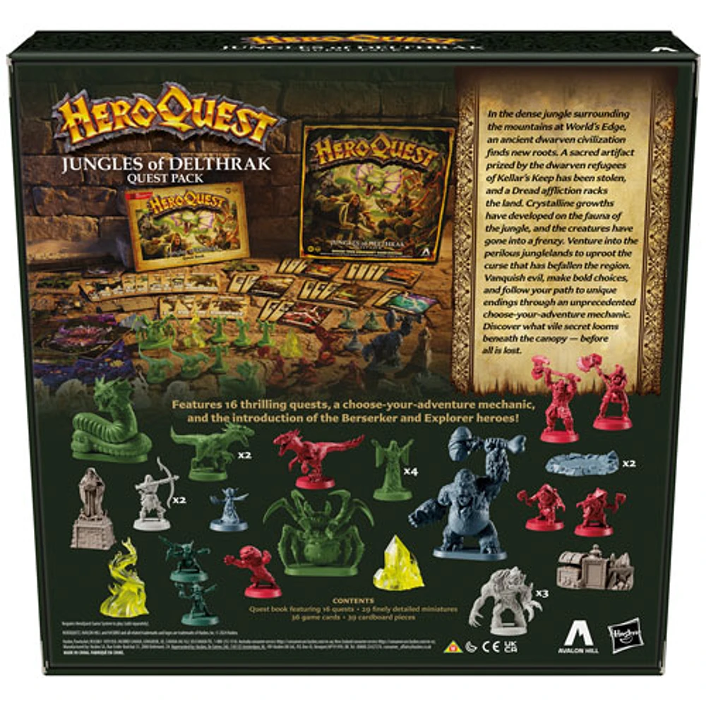 Hasbro HeroQuest Jungles of Delthrak Quest Pack