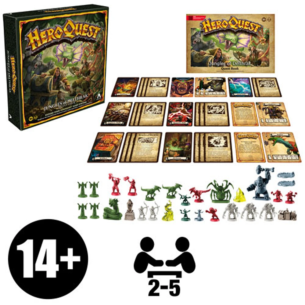 Hasbro HeroQuest Jungles of Delthrak Quest Pack