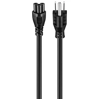 Best Buy Essentials 2m (6 ft.) C5 Clover Leaf Power Cord (BE-HC5PC24-C) - Black