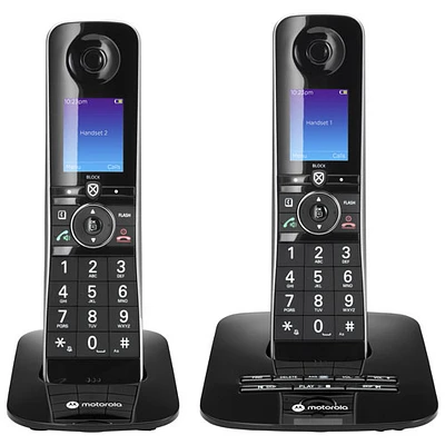 Téléphone sans fil Bluetooth à combiné DECT 6.0 D871 de Motorola