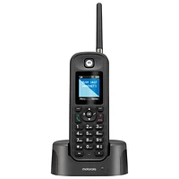 Téléphone d'extérieur sans fil à 2 combinés DECT 6.0 O21 de Motorola - Noir