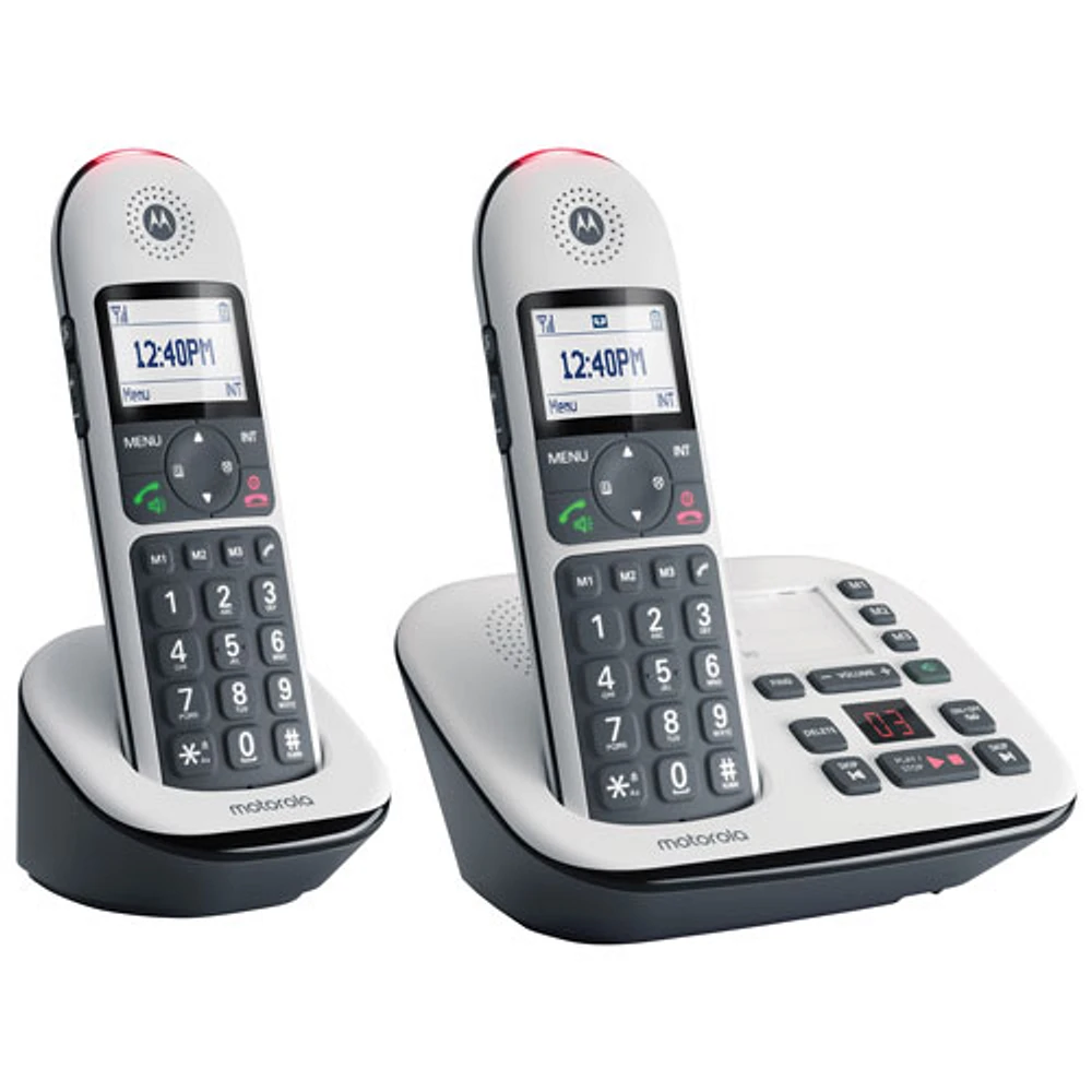 Téléphone sans fil à combinés DECT 6.0 CD501 de Motorola