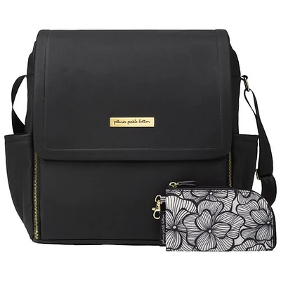 Sac à dos Boxy de Petunia Picklebottom - Similicuir noir mat