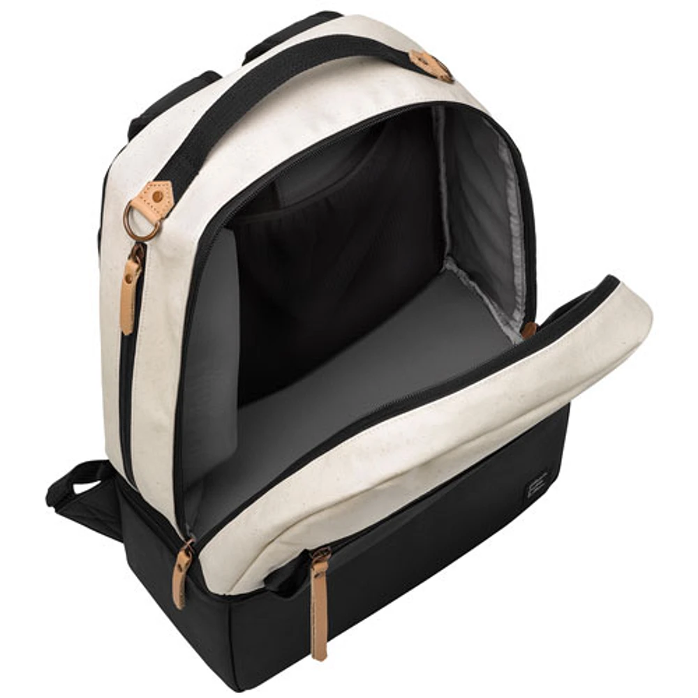 Petunia Picklebottom Axis Backpack Diaper Bag - Birch/Black