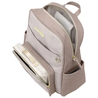 Petunia Picklebottom Sync Backpack Diaper Bag - Grey Matte Cable Stitch