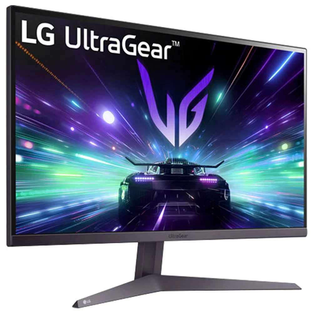 Moniteur de jeu HD intégrale ACL AV GTG 5 ms 180 Hz 27 po UltraGear de LG (27GS50F-B) - Gris mauve foncé