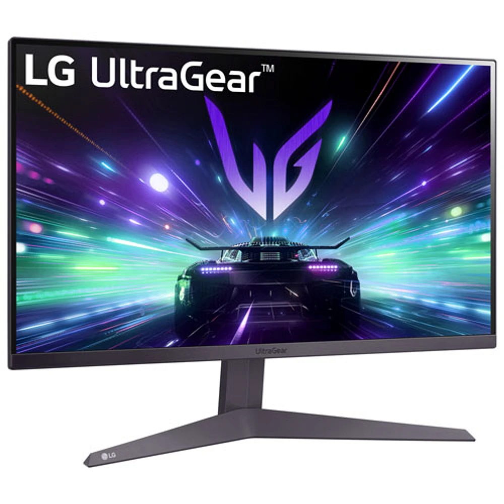 LG UltraGear 23.7" FHD 180Hz 5ms GTG VA LCD FreeSync Gaming Monitor (24GS50F-B) - Dark Purple Grey