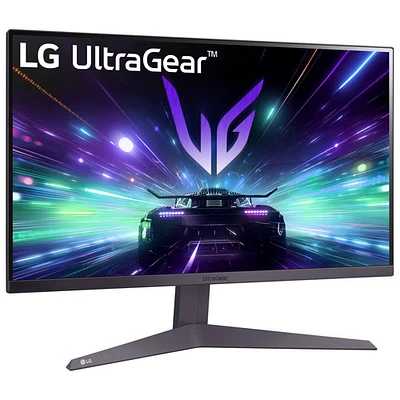 Moniteur de jeu HD intégrale ACL AV GTG 5 ms 180 Hz 23,7 po UltraGear de LG (24GS50F-B) - Gris mauve foncé