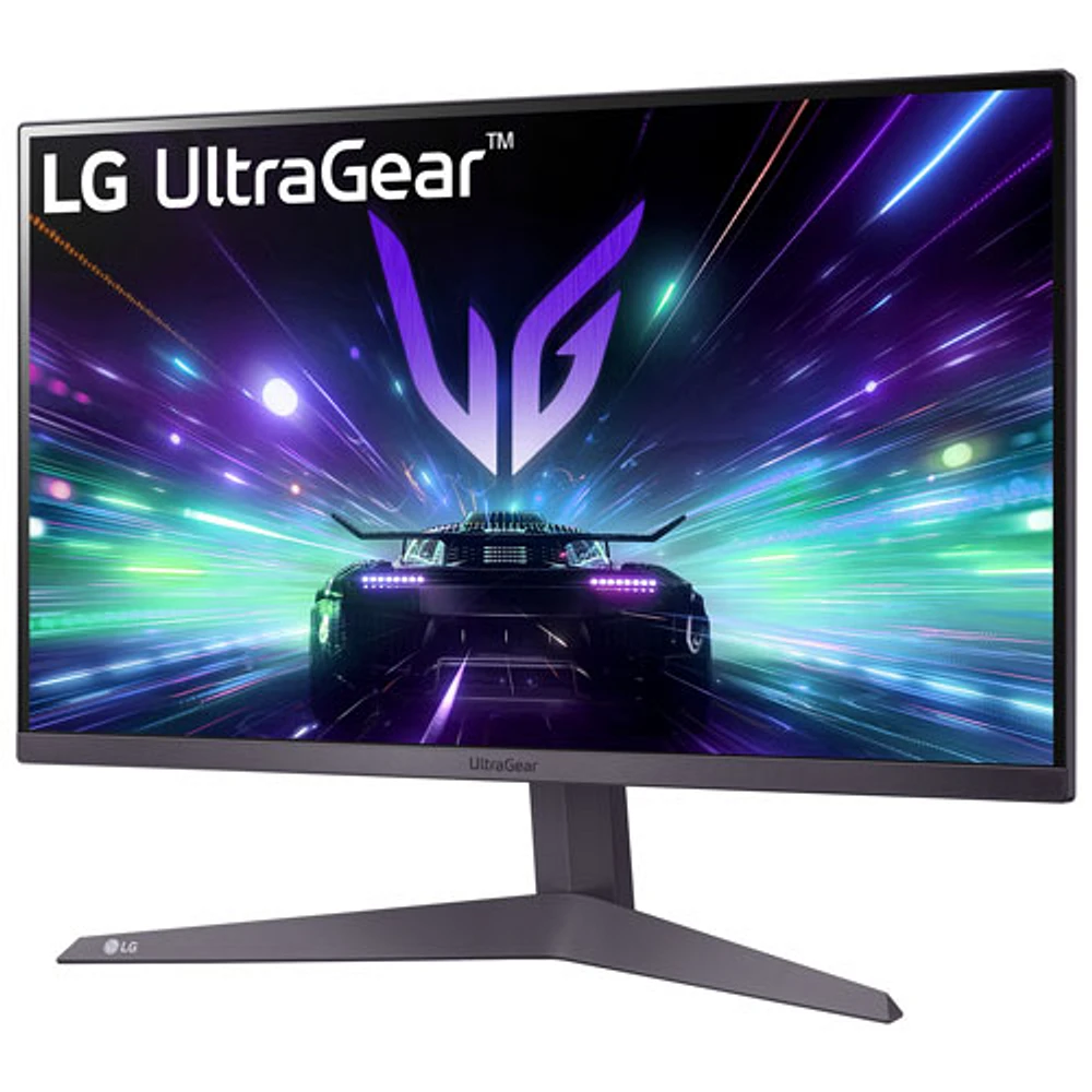 LG UltraGear 23.7" FHD 180Hz 5ms GTG VA LCD FreeSync Gaming Monitor (24GS50F-B) - Dark Purple Grey