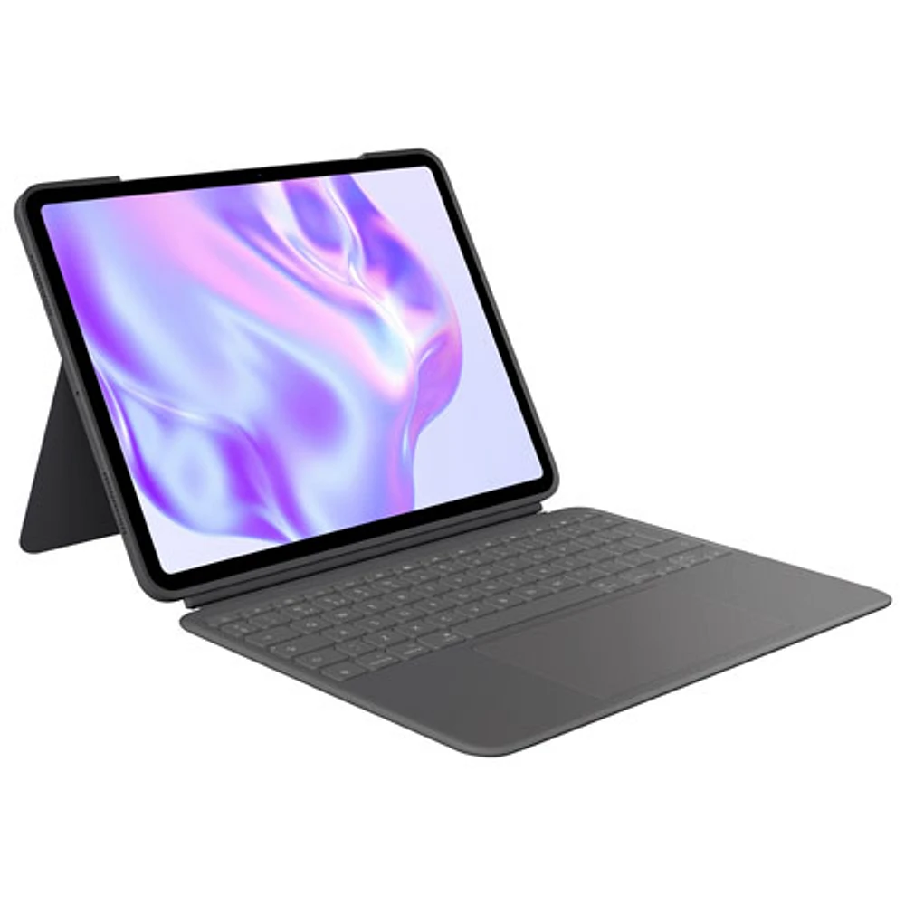 Étui-clavier Combo Touch de Logitech avec pavé pour iPad Pro 13 po (7e gén.) - Graphite - Anglais