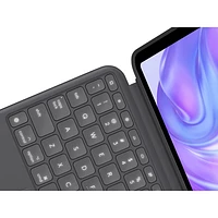 Étui-clavier Combo Touch de Logitech avec pavé pour iPad Pro 13 po (7e gén.) - Graphite - Anglais