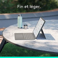 Étui-clavier Combo Touch de Logitech avec pavé pour iPad Air 13 po (6e génération) - Gris Oxford - Anglais