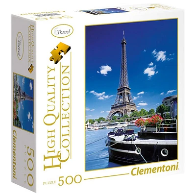 Clementoni High Quality Collection: Romant Promenadein Square Box Puzzle (95979) - 500 Pieces