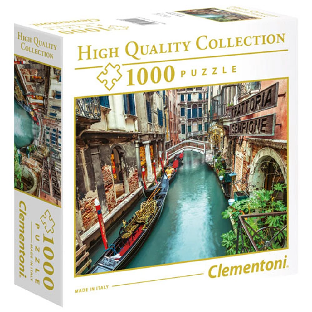 Clementoni High Quality Collection: Venice Canal Square Box Puzzle (96159) - 1000 Pieces