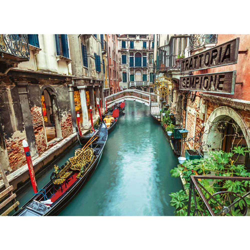 Clementoni High Quality Collection: Venice Canal Square Box Puzzle (96159) - 1000 Pieces