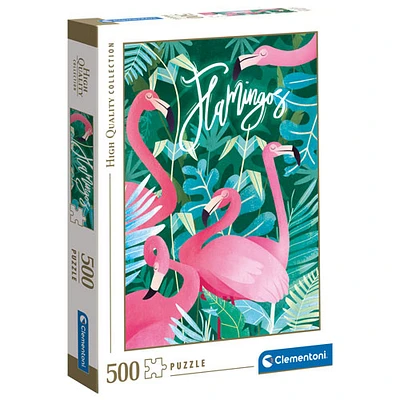 Clementoni High Quality Collection: Flamingos Puzzle - 500 Pieces