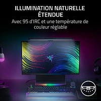 Barre lumineuse ultralarge à éclairage naturel pour moniteur IRC 95 Aether de Razer - Noir