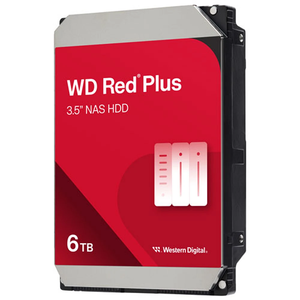 Disque dur NAS interne SATA 5400 tr/min WD Red Plus de 6 To (WD60EFPX)